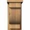 Ekena Millwork Alpine Rough Sawn Corbel w/Backplate, Western Red Cedar, 8"W x 12"D x 16"H COR08X12X16ALP01RWR - alternate 4